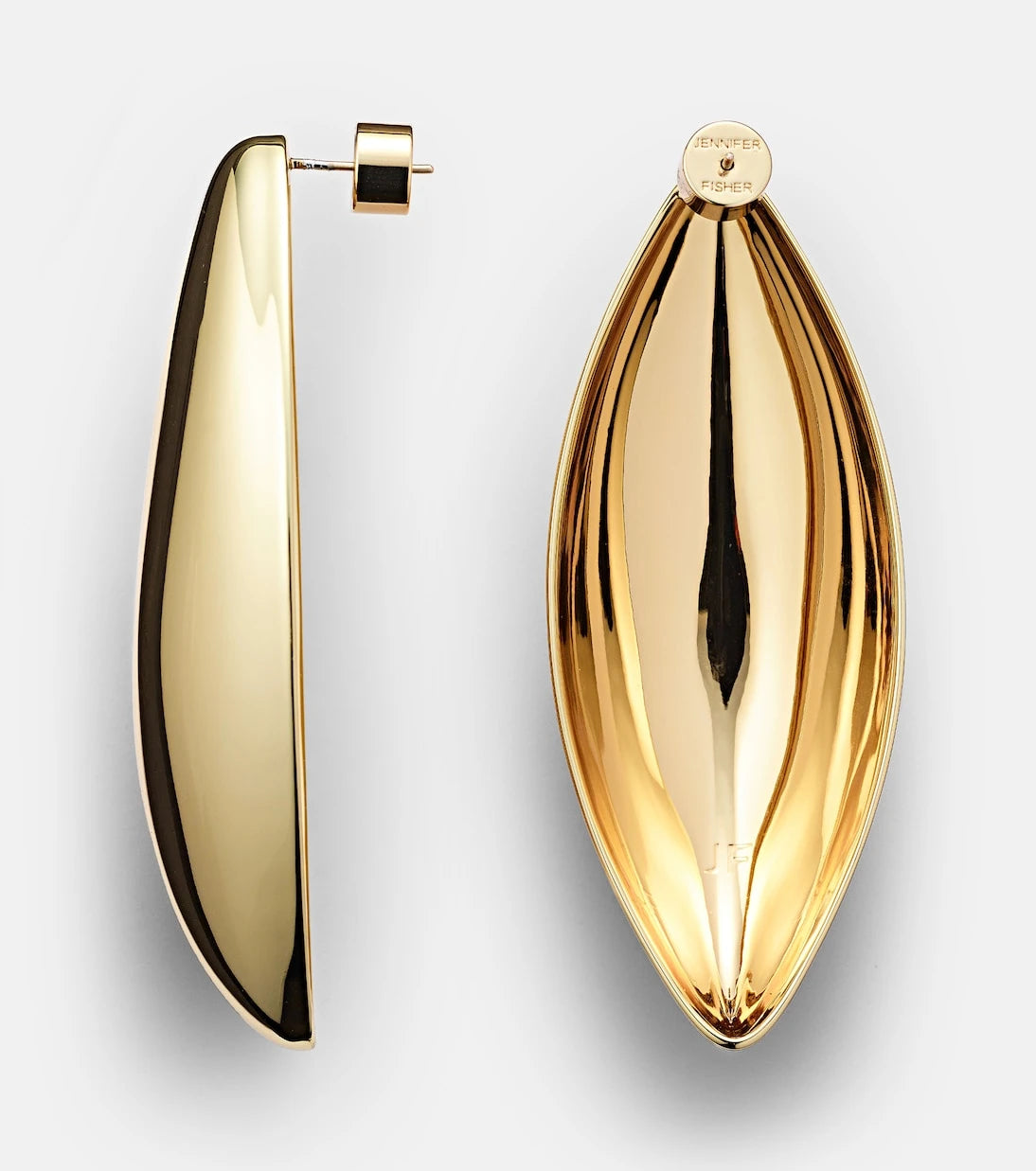 Jennifer Fisher - Puffy Dagger gold-plated earrings