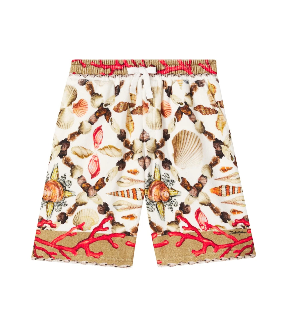 Dolce&Gabbana Kids - Printed cotton Bermuda shorts