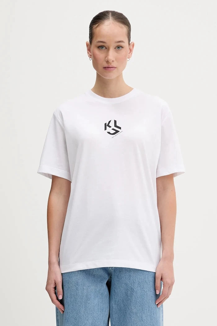 Karl Lagerfeld Jeans тениска дамска от памук