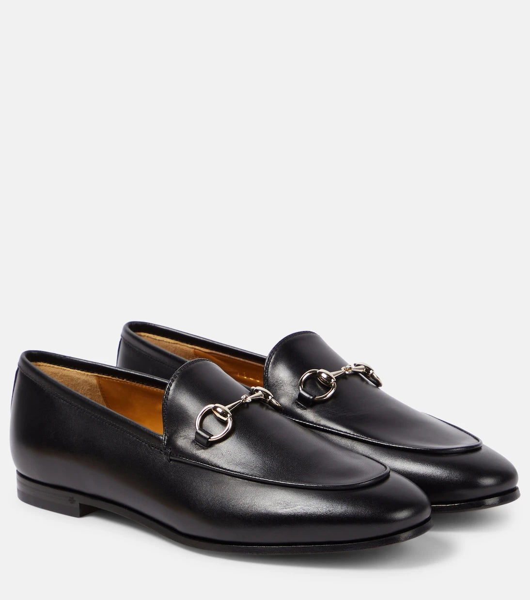 Gucci - حذاء جورديان لوفرز من الجلد بزينة Horsebit