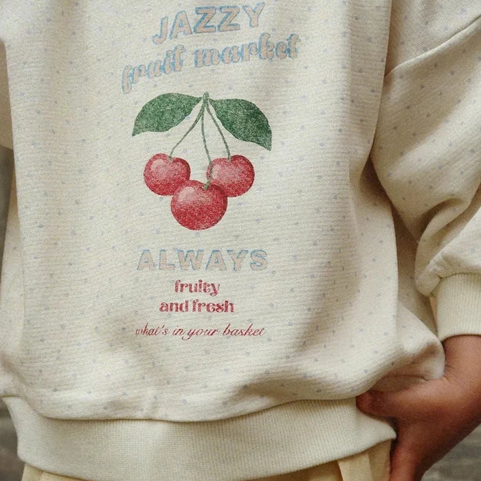 Детски памучен суичър Konges Sløjd LOUPY LOU SWEAT SHIRT OCS