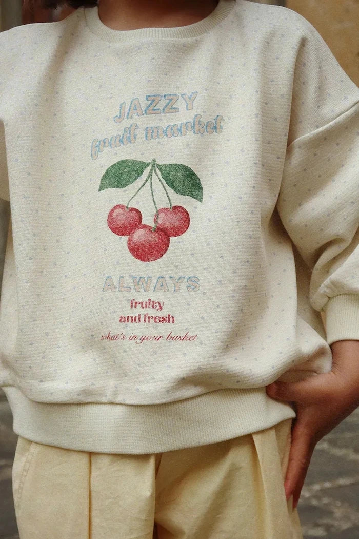 Детски памучен суичър Konges Sløjd LOUPY LOU SWEAT SHIRT OCS