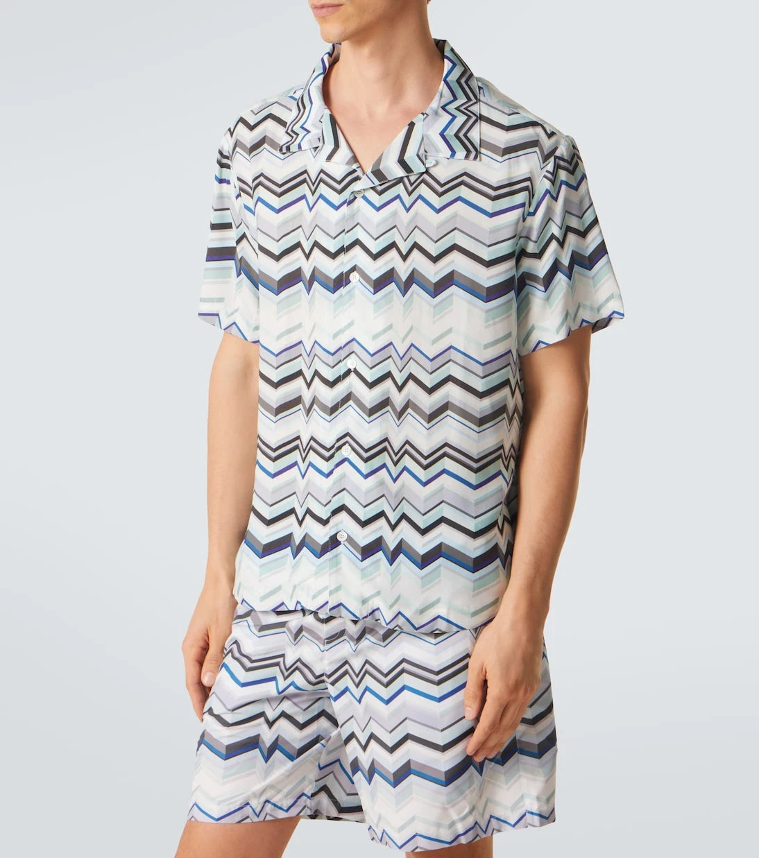 Missoni - Zikzak bowling gömleği