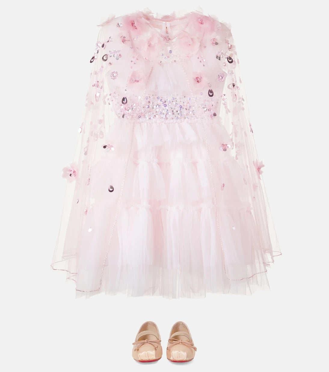 Tutu Du Monde - Ruffled sequined tiered dress