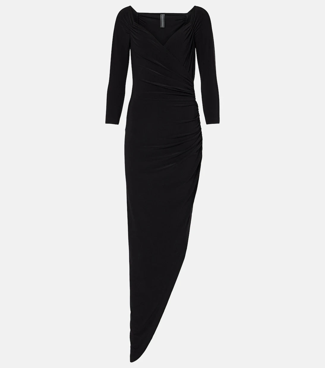 Norma Kamali - Asymmetrical off-shoulder gown