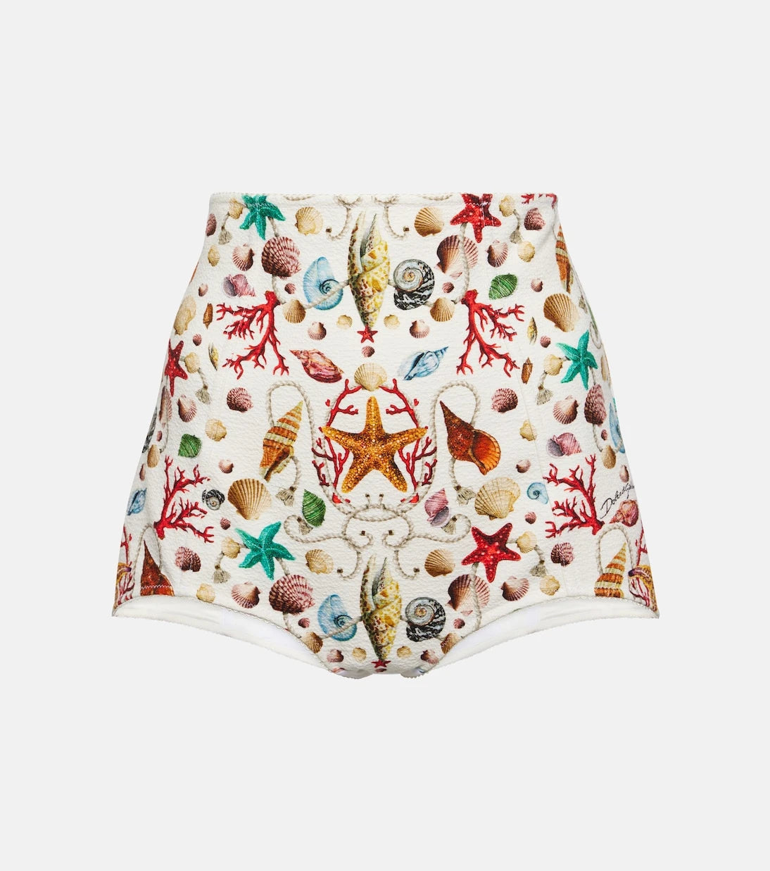 Dolce&Gabbana - Capri printed high-rise shorts