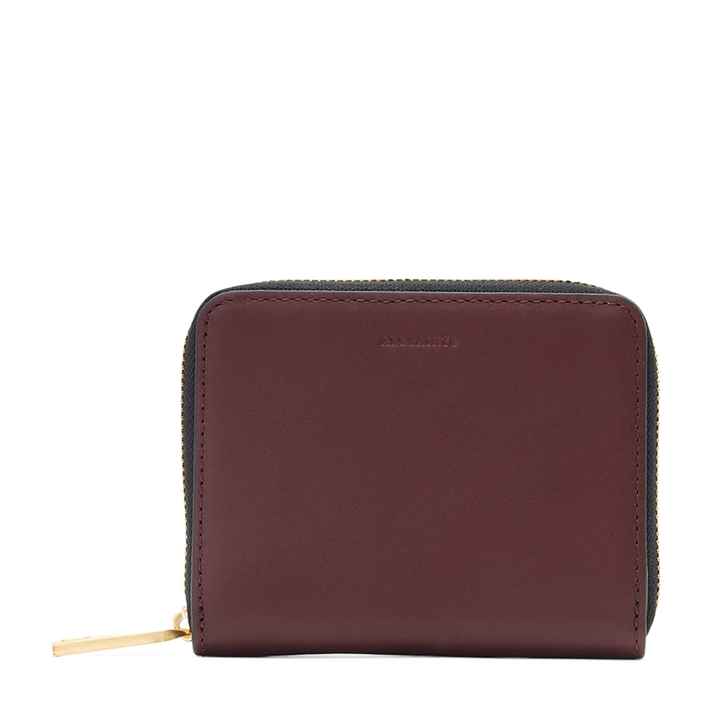 Red Leather Lena Hex Wallet
