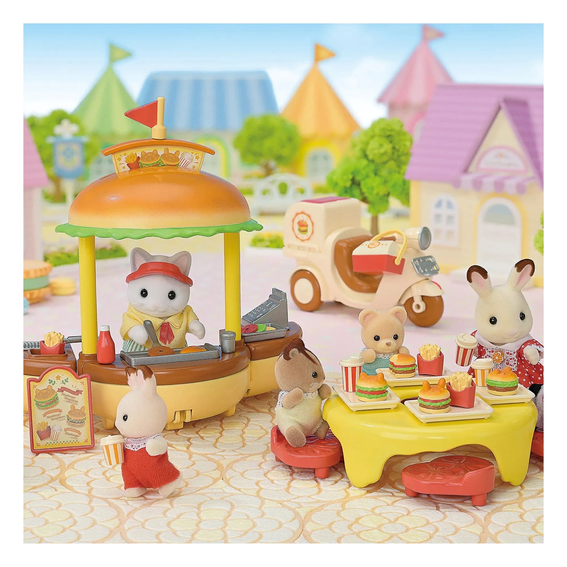 Sylvanian Families - The hamburger stand