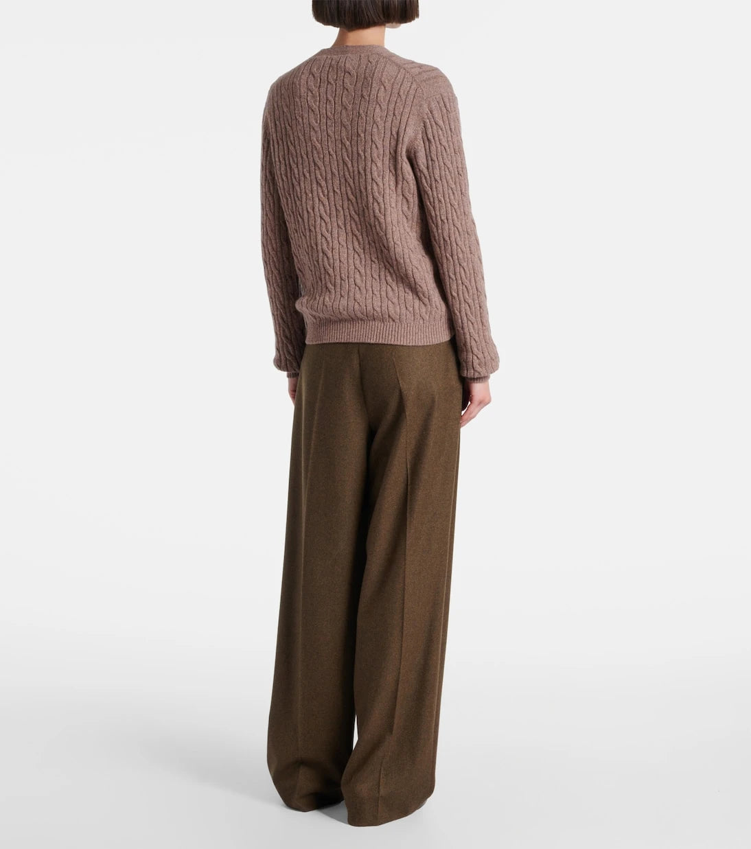 Loro Piana - Treccia cable-knit cashmere cardigan