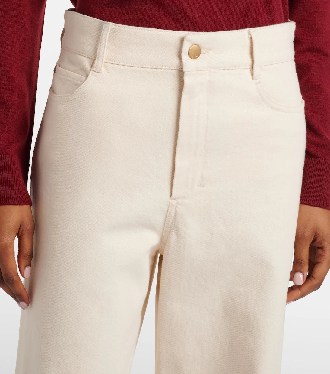 'S Max Mara - جينز زارينا واسع الساقين