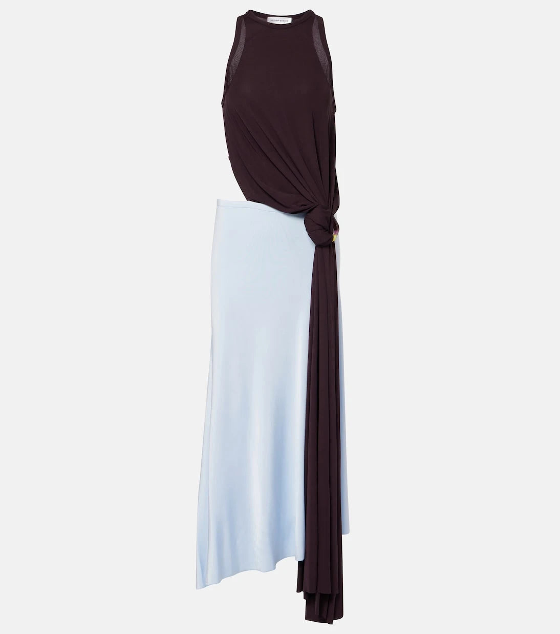 Victoria Beckham - Dekolteli jarse midi elbise