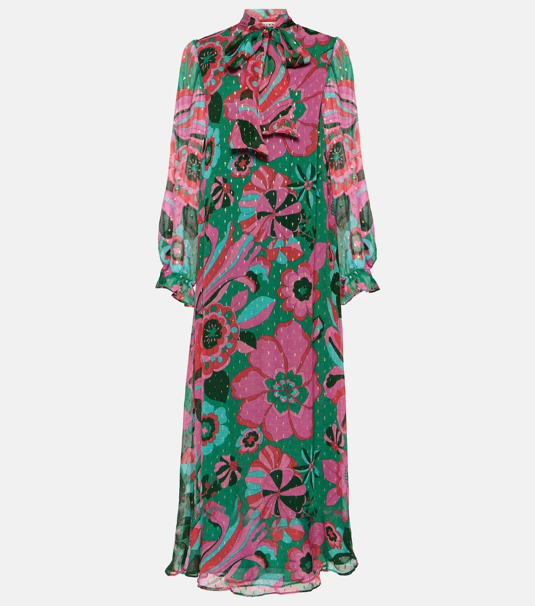 Rixo - Ferne floral georgette maxi dress