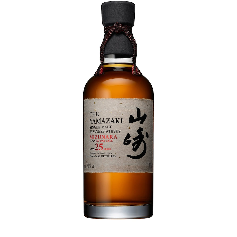 25-Year-Old Yamazaki Mizunara Single-Malt Whisky (70cl)