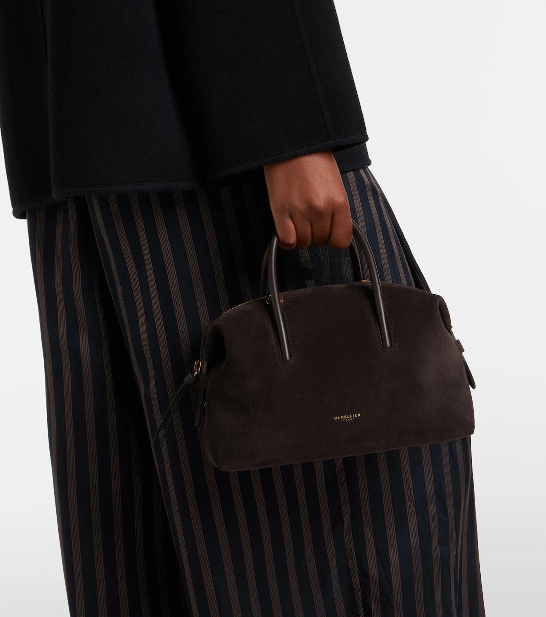 DeMellier - Stockholm Small suede top-handle bag