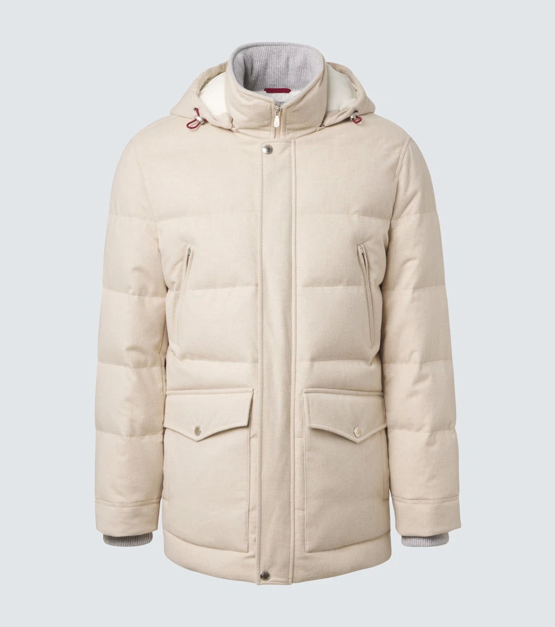 Brunello Cucinelli - Wool flannel down parka