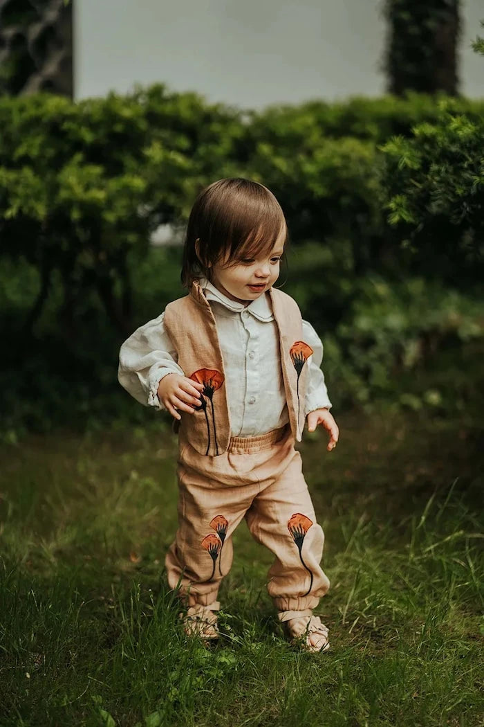 Бебешки суичър Donsje Anoeche Linen Blouse