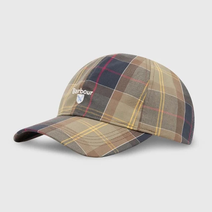 Barbour Tartan Sports Cap Pamuklu Vizörlü Şapka