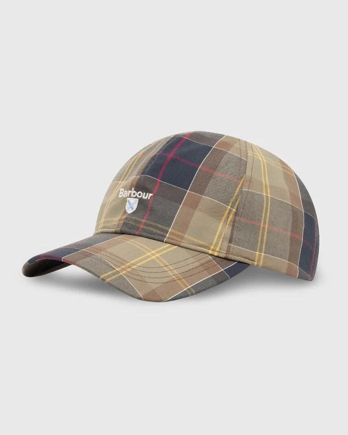 Barbour Tartan Sports Cap Pamuklu Vizörlü Şapka