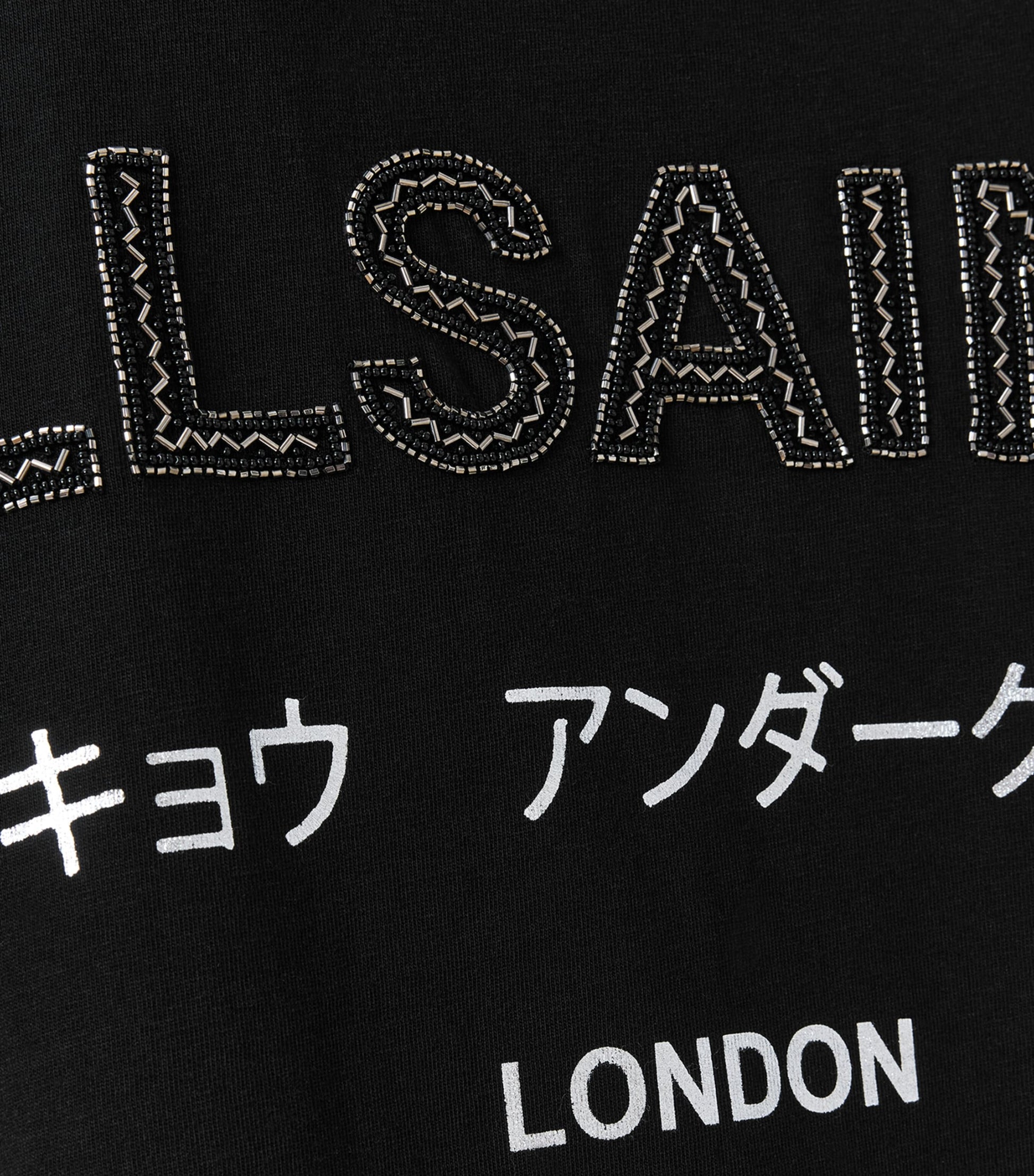 Black Organic Cotton Under Amelie T-Shirt