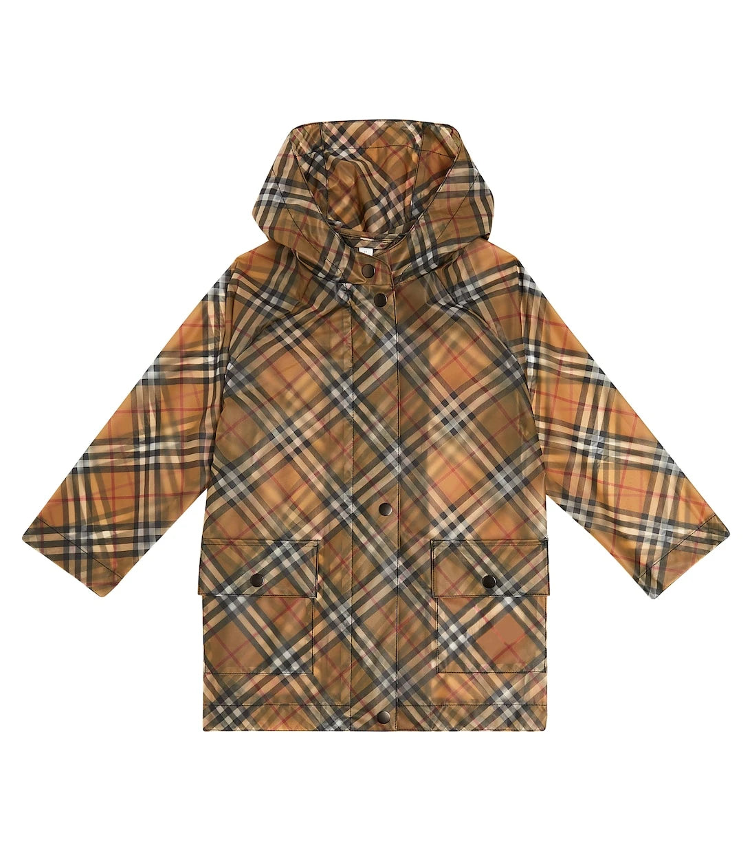 Burberry Kids - سترة باركا بنقشة كاروهات بربري