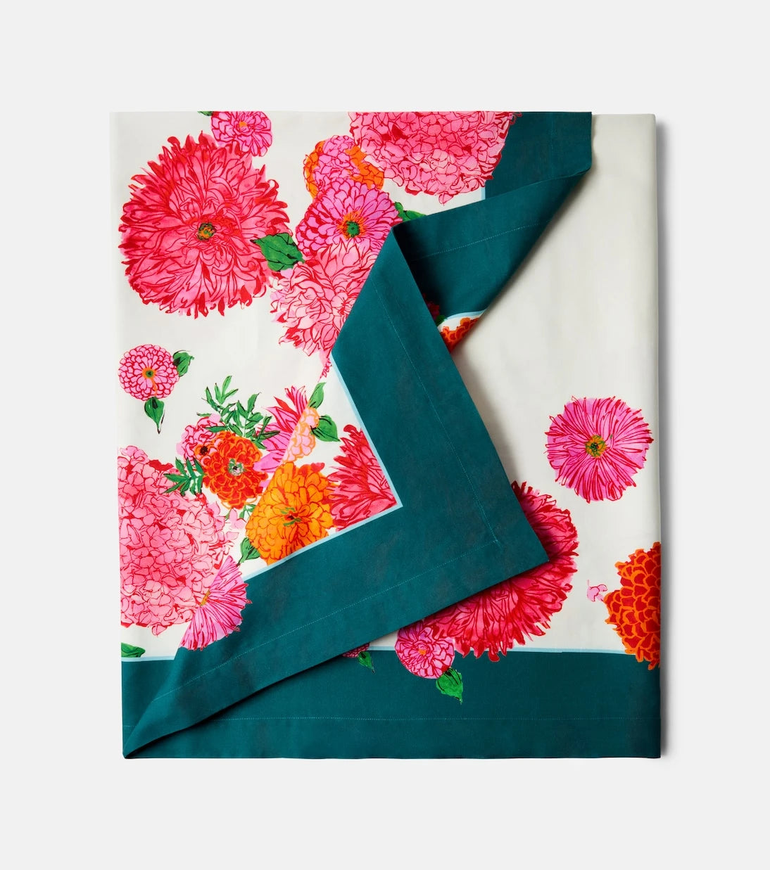 La DoubleJ - Bright Blooms Large cotton tablecloth