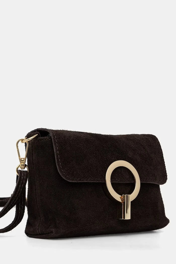 Answear.LAB чанта crossbody дамска от велур