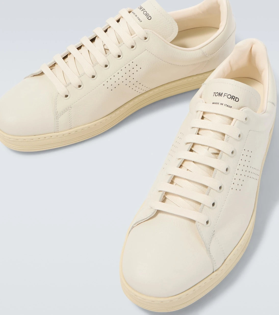 Tom Ford - Warwick perforated leather sneakers
