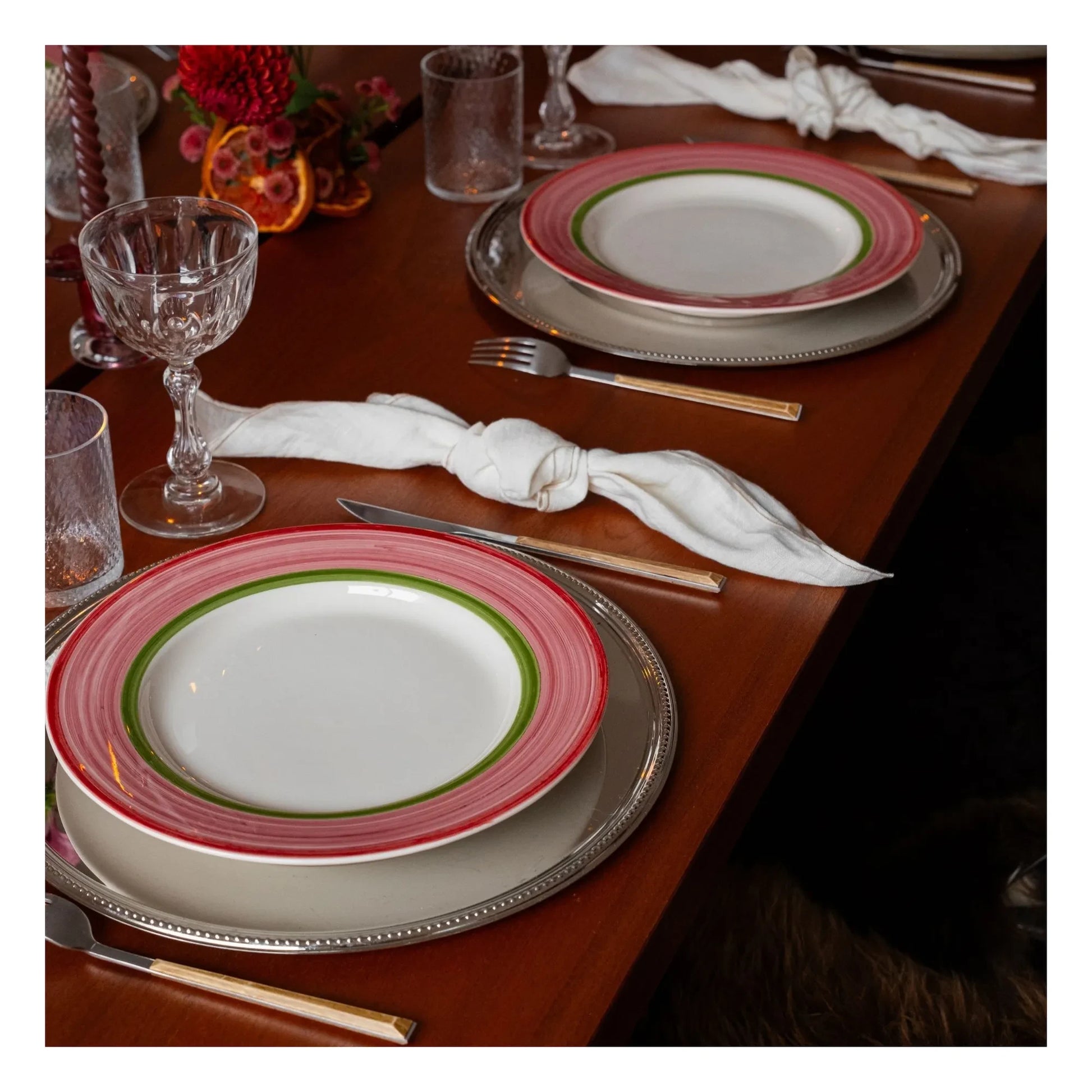 Denise - Dakota plate 27 cm | Pink