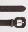 Brown Suede Belt