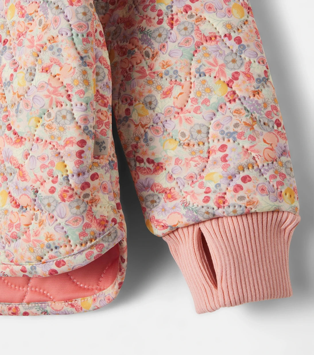 Wheat - Loui floral quilted jacket