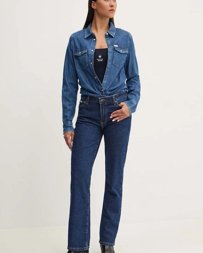 Дънкова риза Guess Jeans