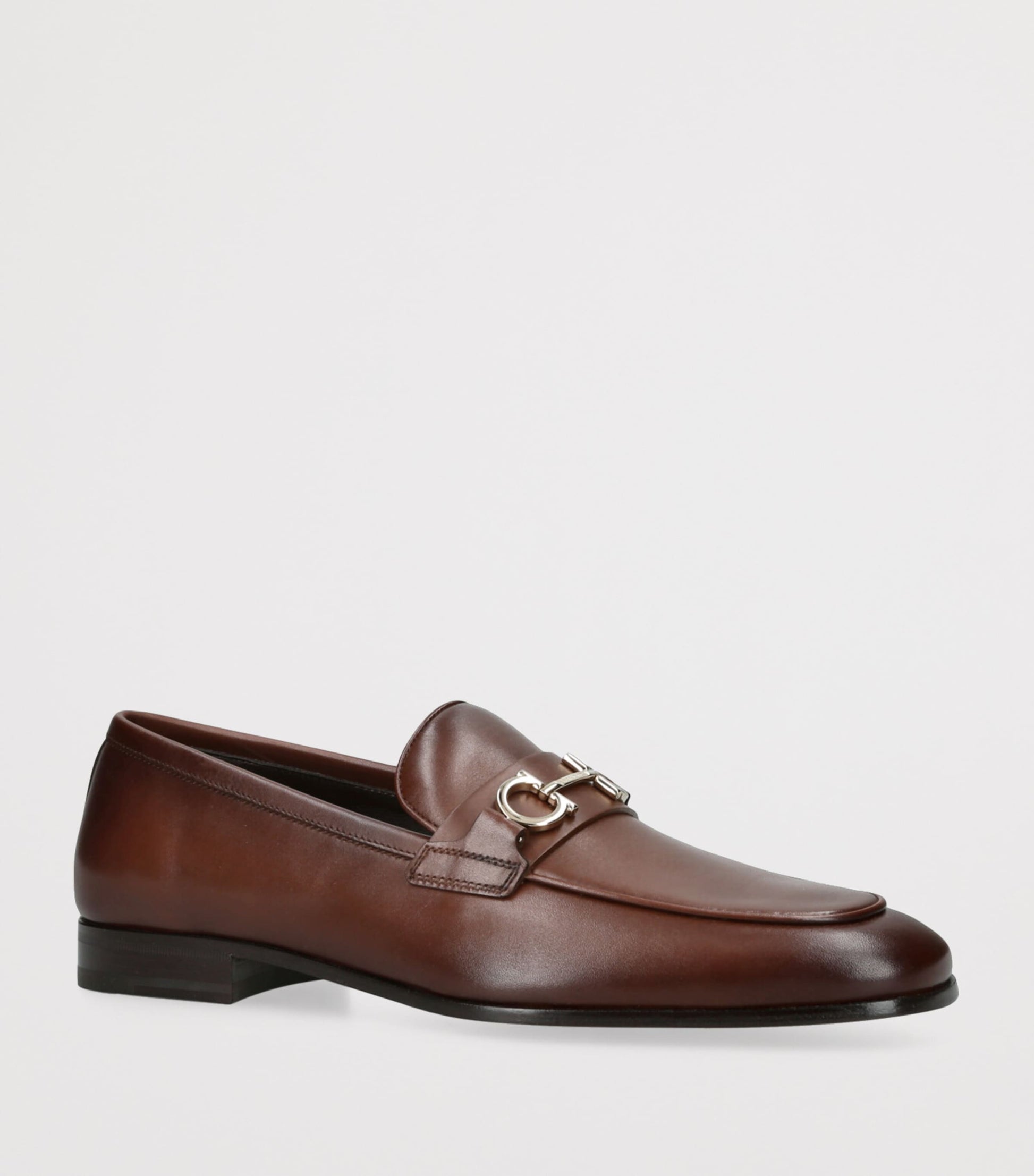 Salvatore Ferragamo Leather Balty Loafers