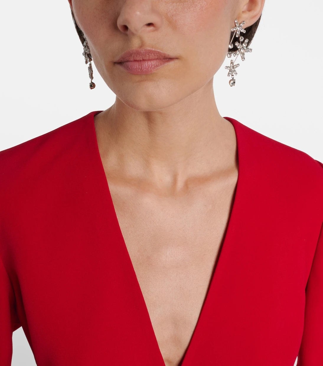 Jennifer Behr - Azar crystal-embellished drop earrings