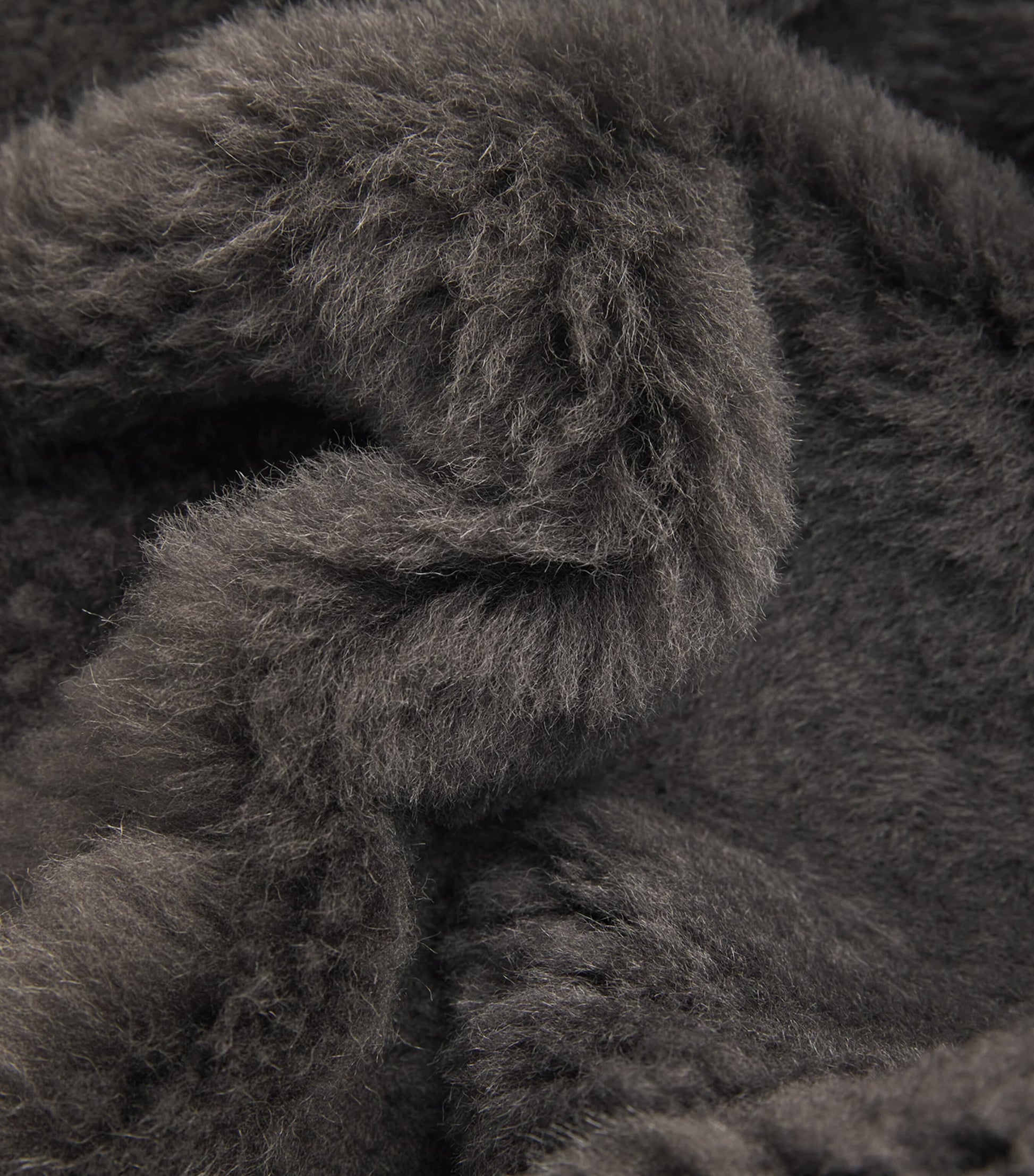 Max Mara Green Shearling Jacket