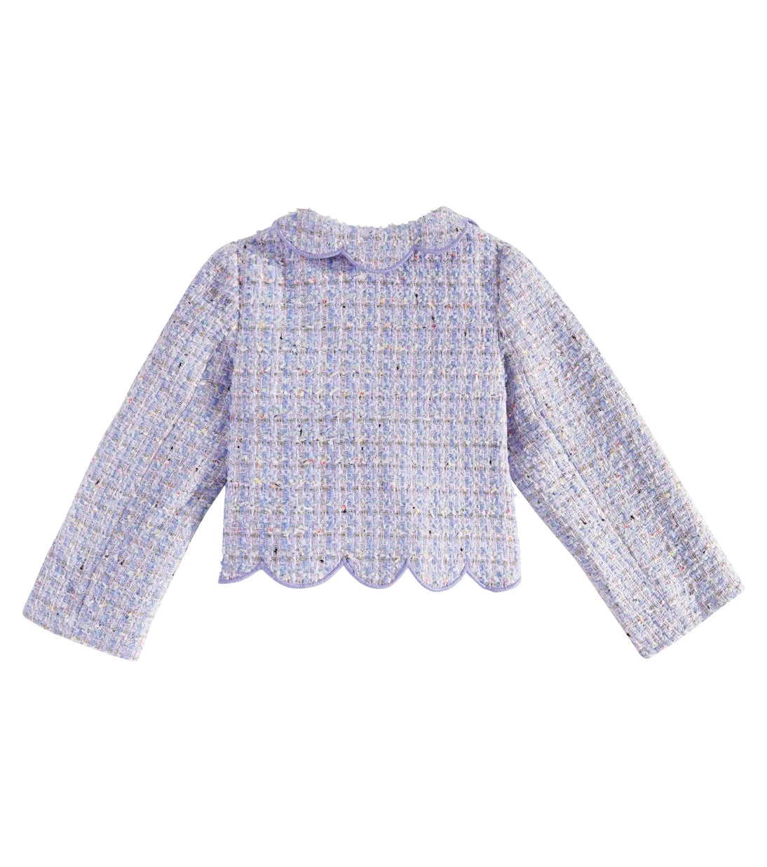 Self-Portrait Kids - Scalloped bouclé jacket