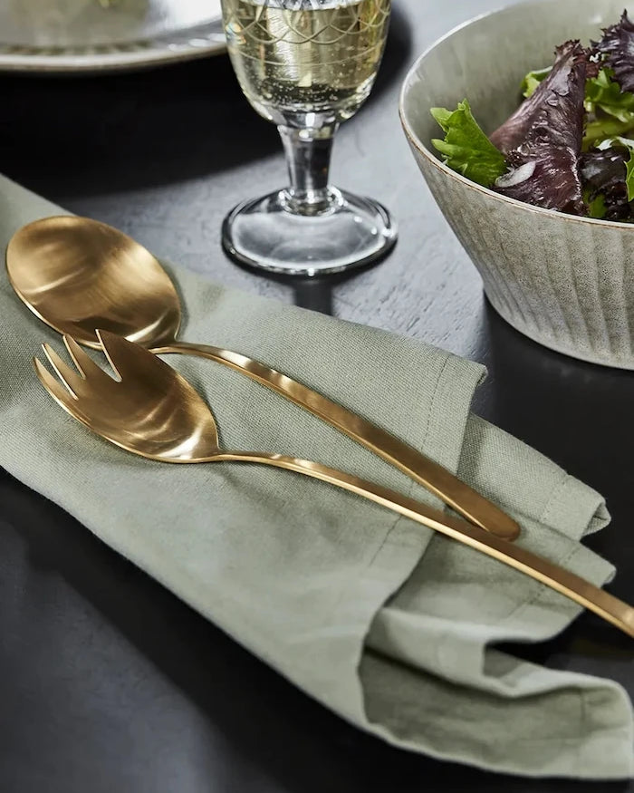 House Doctor HDGolden Salata Kaşıkları 5,5 x 23 cm (2 adet)