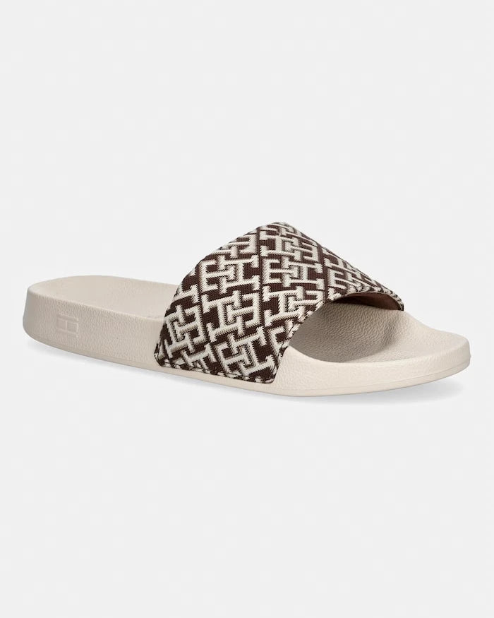 Tommy Hilfiger kadın terlikleri TH MONOGRAM POOL SLIDE