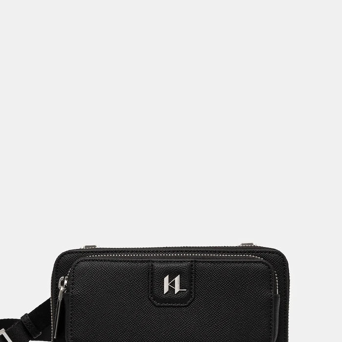 Кожена чанта Karl Lagerfeld K/MONOGRAM