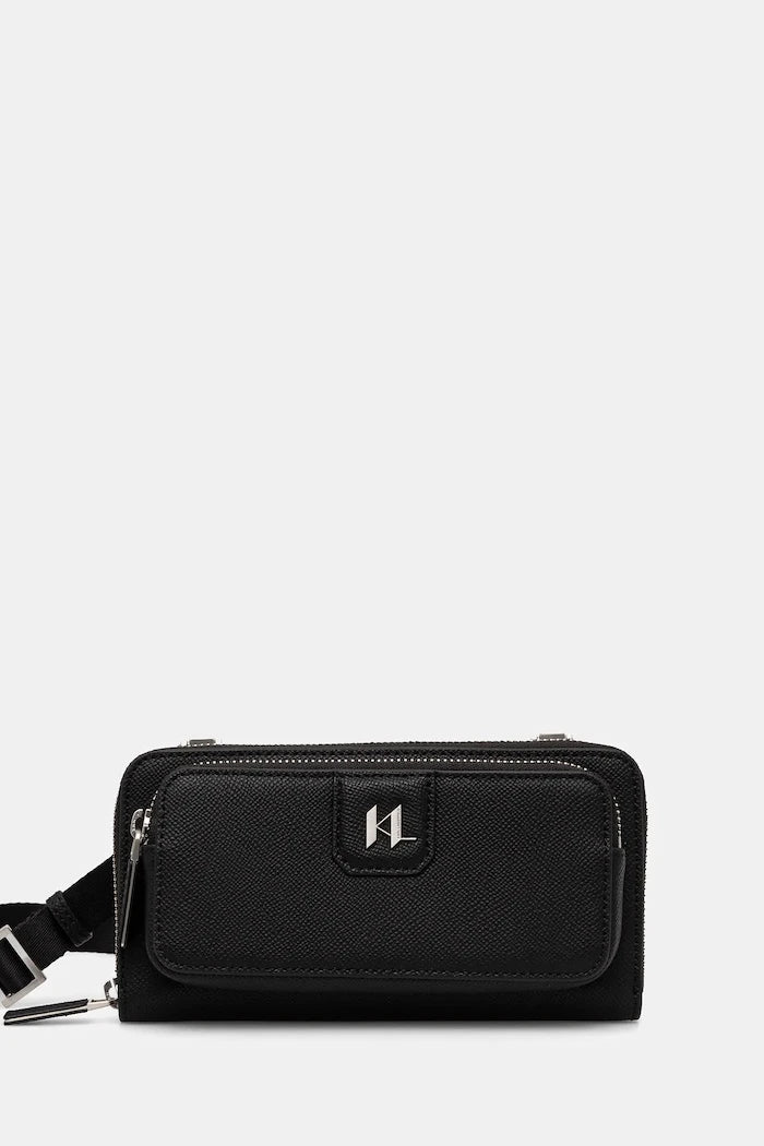 Кожена чанта Karl Lagerfeld K/MONOGRAM