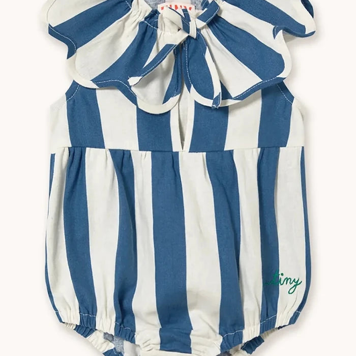 Tinycottons LIGHT NAVY STRIPES Bebek Body