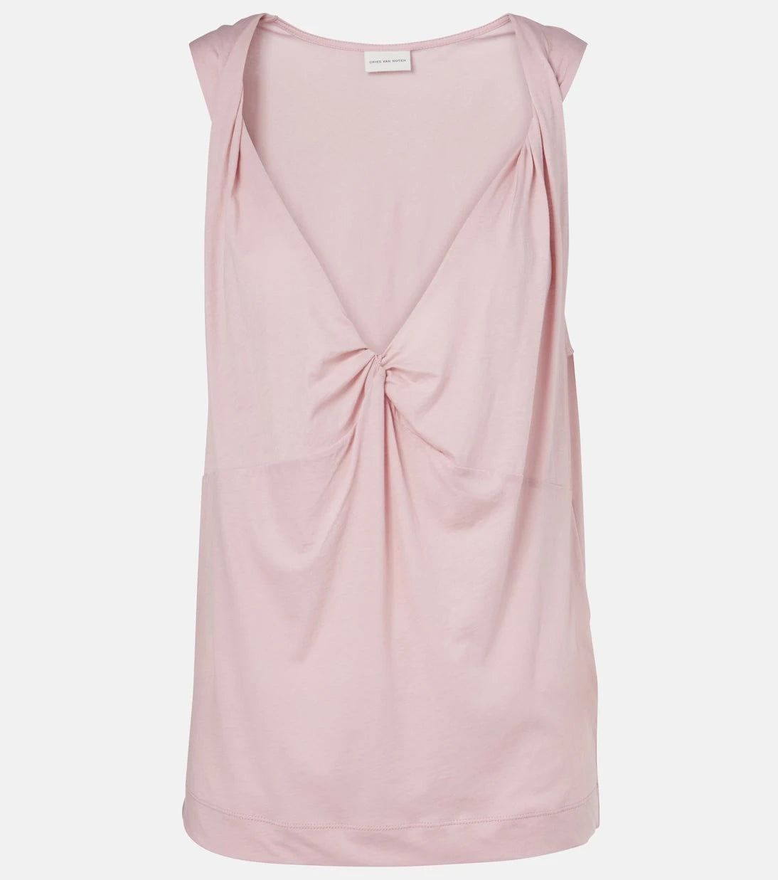 Dries Van Noten - Gathered cotton top