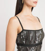 Missoni Black Metallic Ribbed Maxi Dress