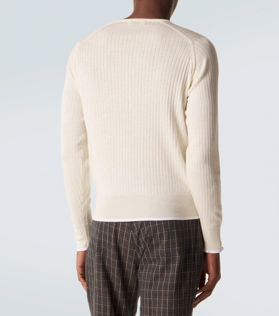 Wales Bonner - Nile wool and cotton Henley shirt