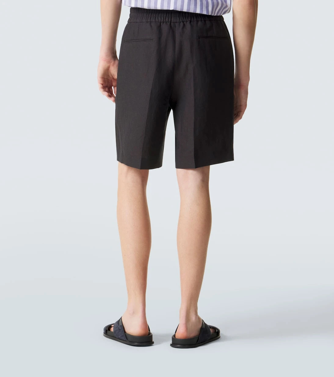 Brioni - Linen Bermuda shorts