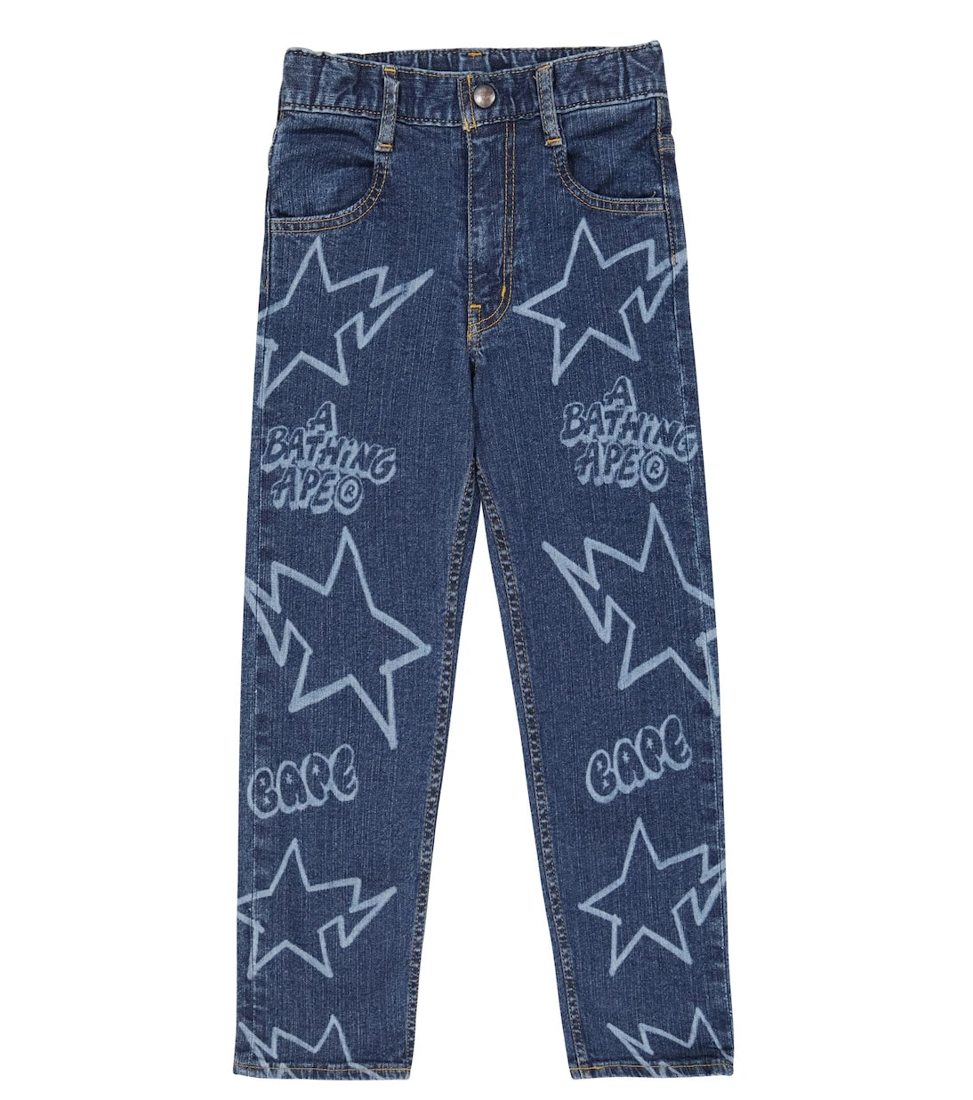 BAPE Kids - Printed jeans