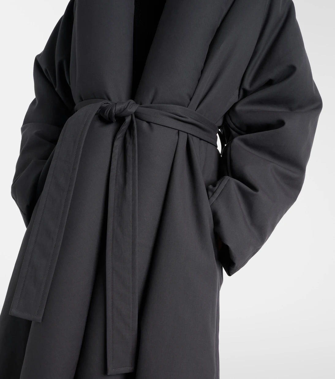 Alaïa - Cotton gabardine puffer coat