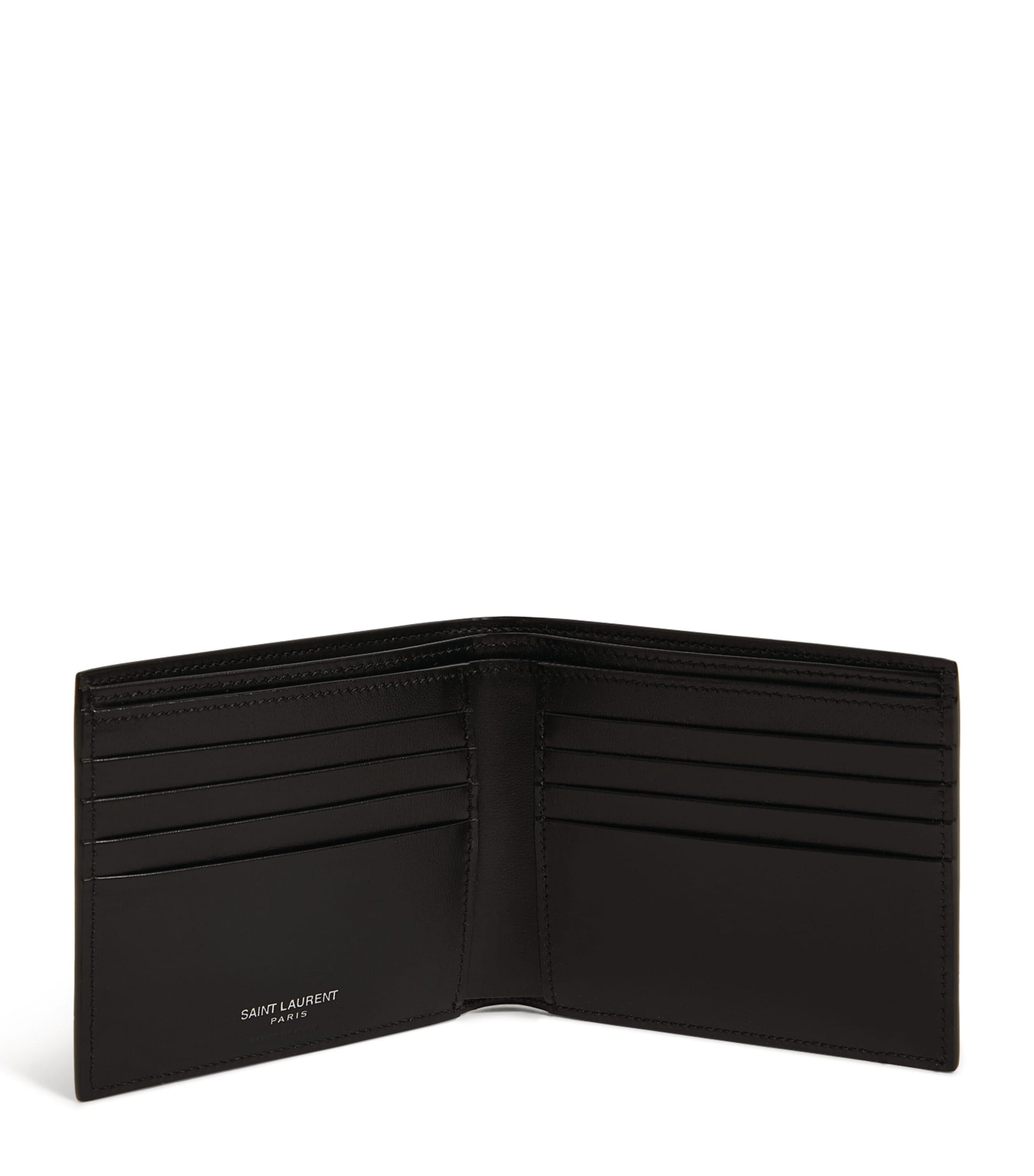 Leather Monogram East/West Wallet