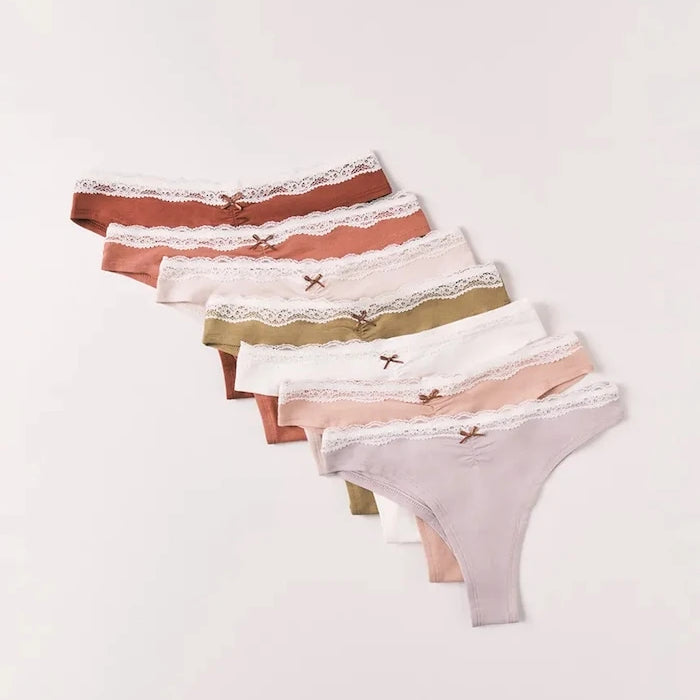 women'secret kadın brazilian bikini pamuklu 7'li