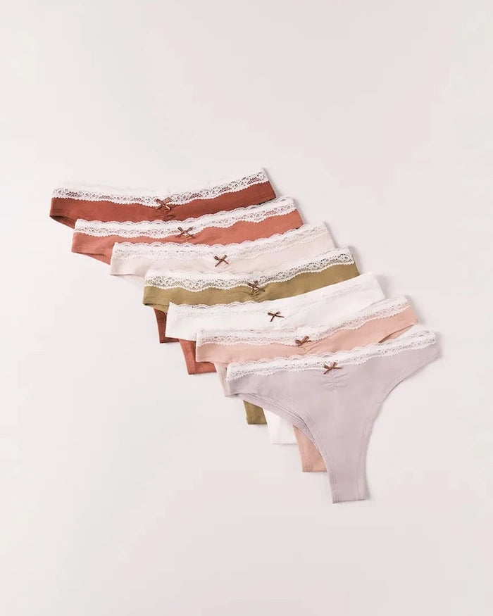 women'secret kadın brazilian bikini pamuklu 7'li