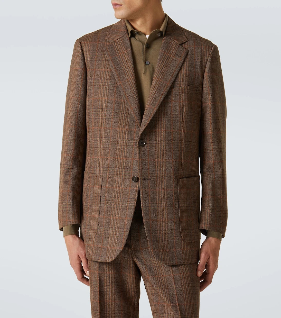 Auralee - Prince of Wales wool blazer